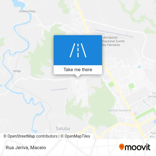 Rua Jeriva map
