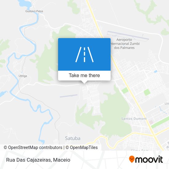 Rua Das Cajazeiras map