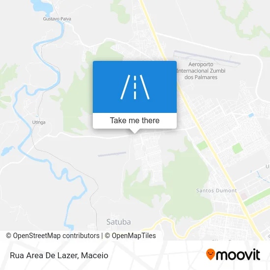 Rua Area De Lazer map