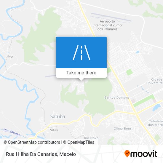 Rua H Ilha Da Canarias map