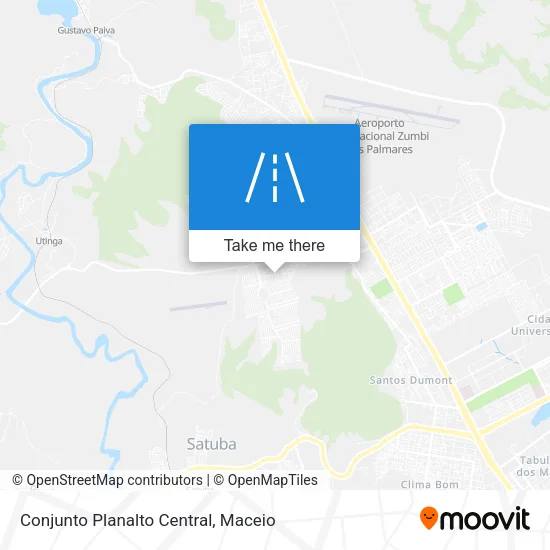 Conjunto Planalto Central map
