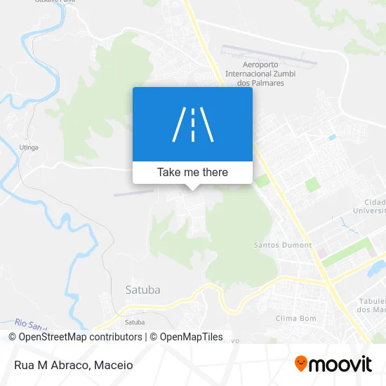 Rua M Abraco map
