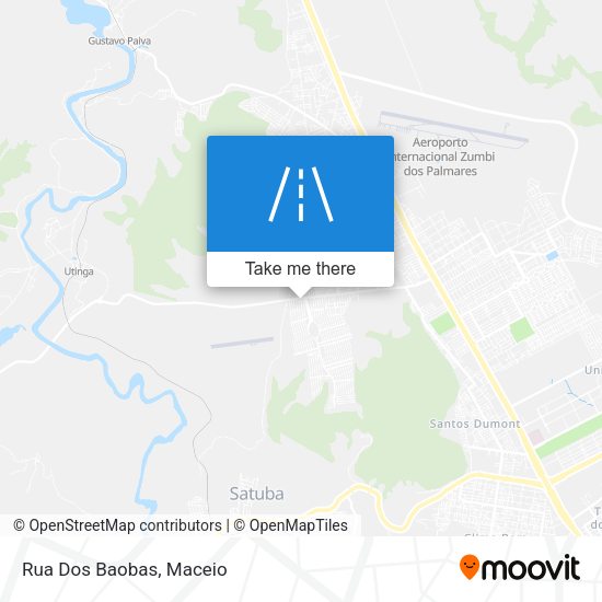 Rua Dos Baobas map