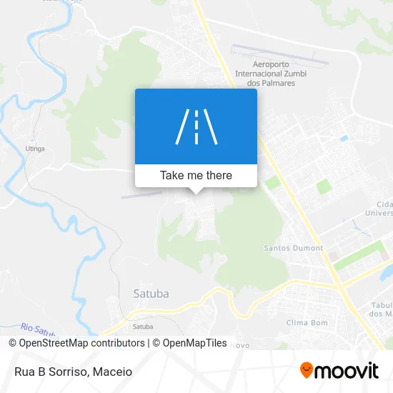 Rua B Sorriso map