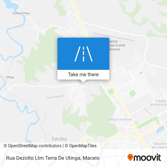 Rua Dezoito Ltm Terra De Utinga map
