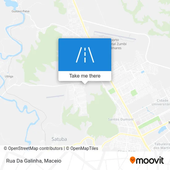 Rua Da Galinha map