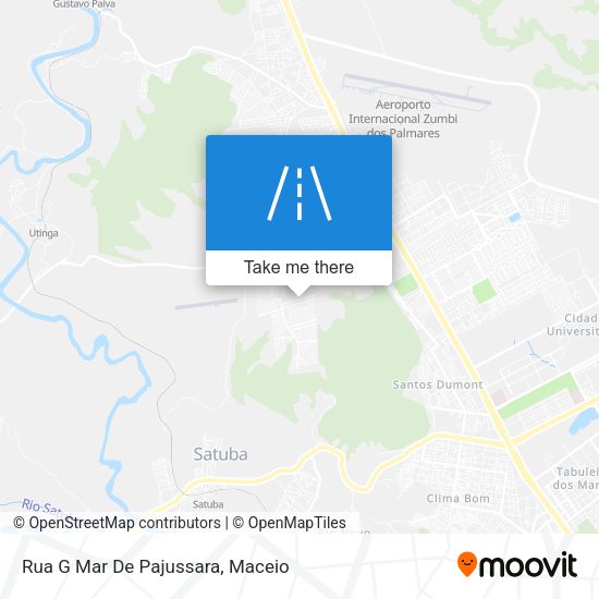 Rua G Mar De Pajussara map