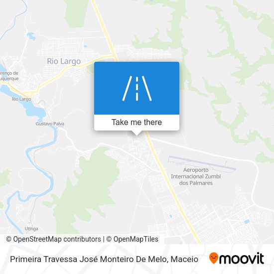 Primeira Travessa José Monteiro De Melo map
