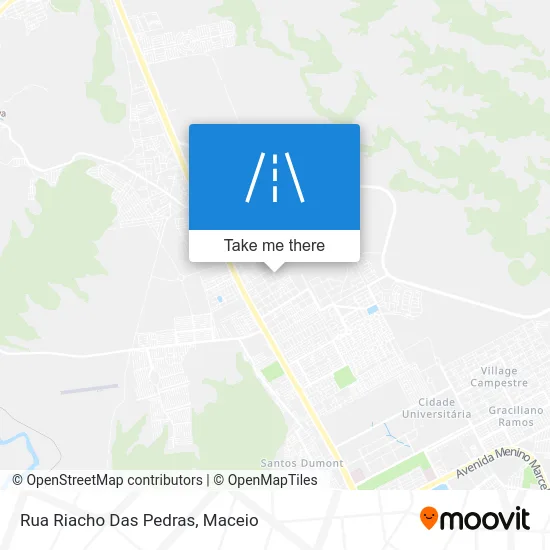 Rua Riacho Das Pedras map