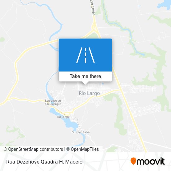 Rua Dezenove Quadra H map