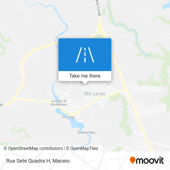 Rua Sete Quadra H map