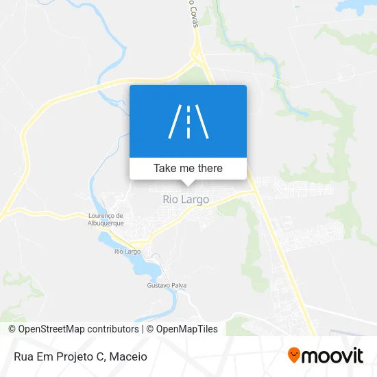 Rua Em Projeto C map