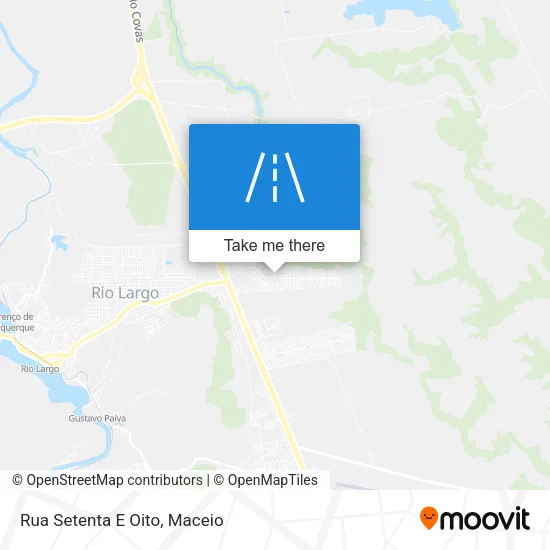 Rua Setenta E Oito map