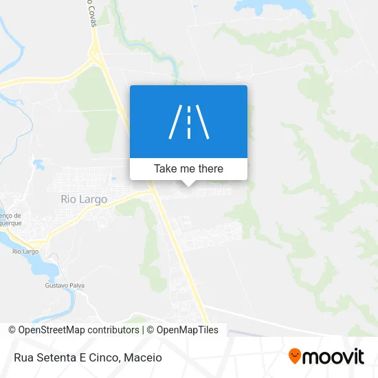 Rua Setenta E Cinco map