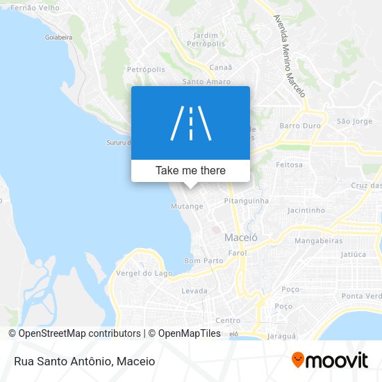 Rua Santo Antônio map