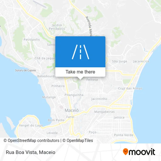 Rua Boa Vista map