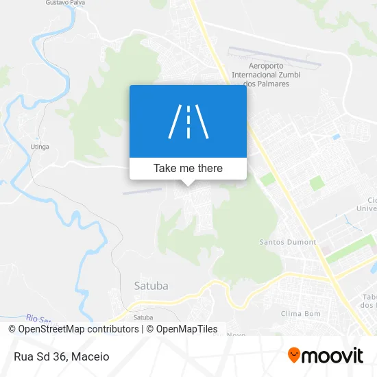 Rua Sd 36 map