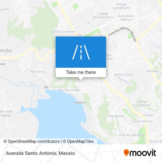 Avenida Santo Antônio map
