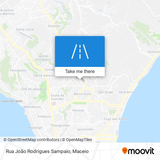 Mapa Rua João Rodrigues Sampaio