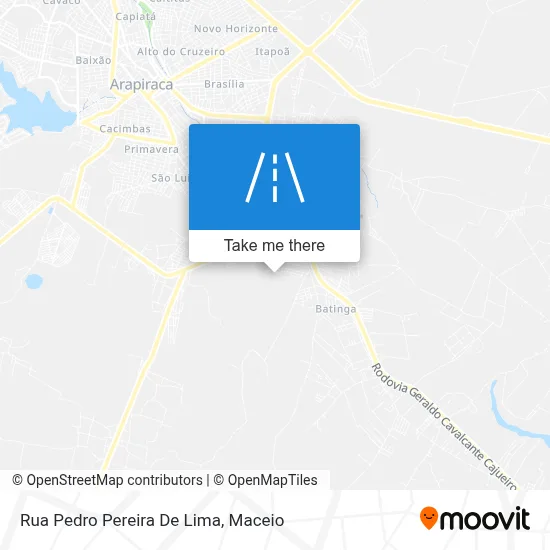 Rua Pedro Pereira De Lima map