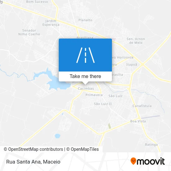 Rua Santa Ana map