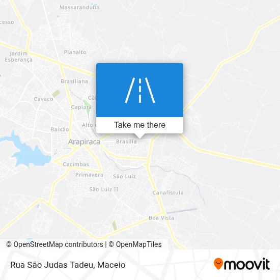 Rua São Judas Tadeu map