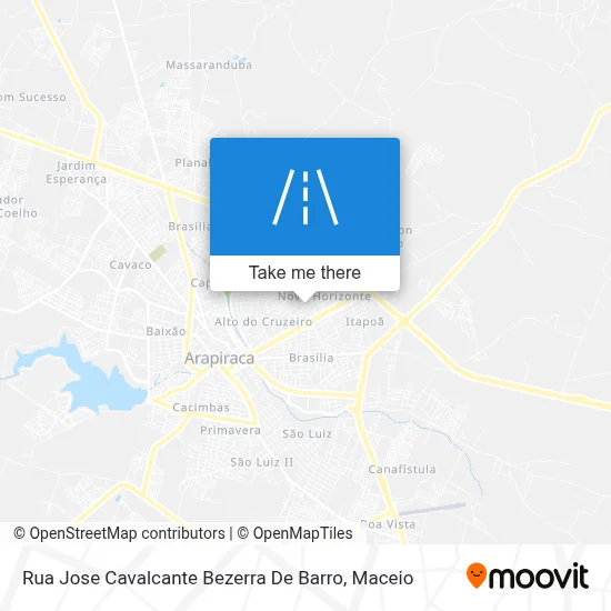 Rua Jose Cavalcante Bezerra De Barro map
