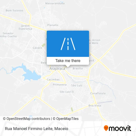 Rua Manoel Firmino Leite map