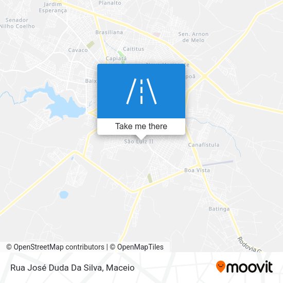 Rua José Duda Da Silva map