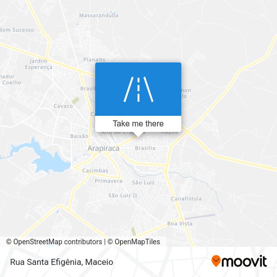 Rua Santa Efigênia map