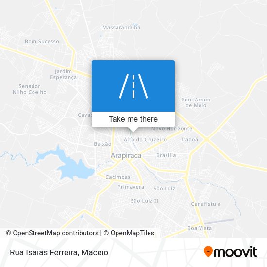Rua Isaías Ferreira map