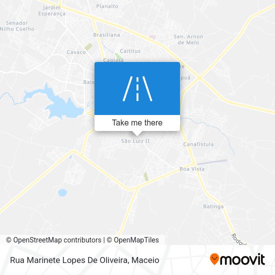 Rua Marinete Lopes De Oliveira map