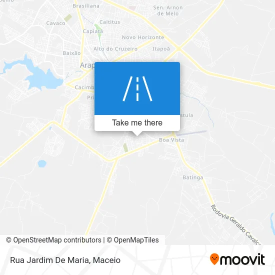 Rua Jardim De Maria map