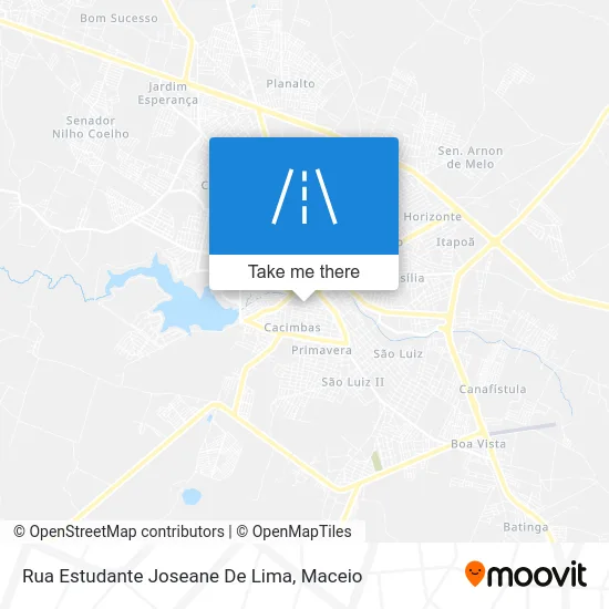 Rua Estudante Joseane De Lima map