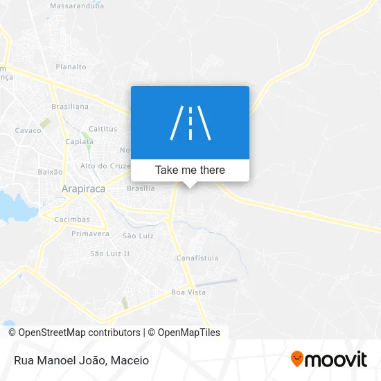 Rua Manoel João map