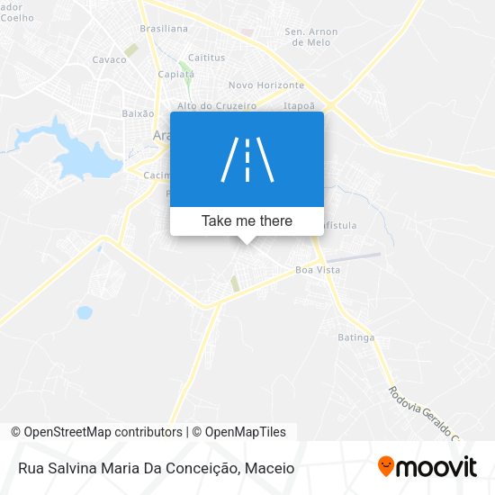 Rua Salvina Maria Da Conceição map