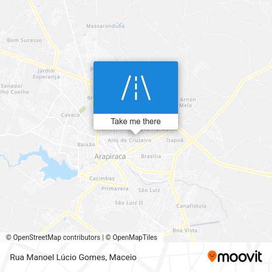 Rua Manoel Lúcio Gomes map