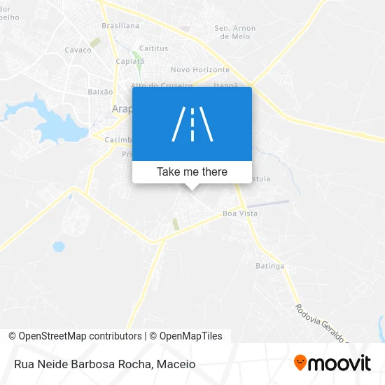 Rua Neide Barbosa Rocha map