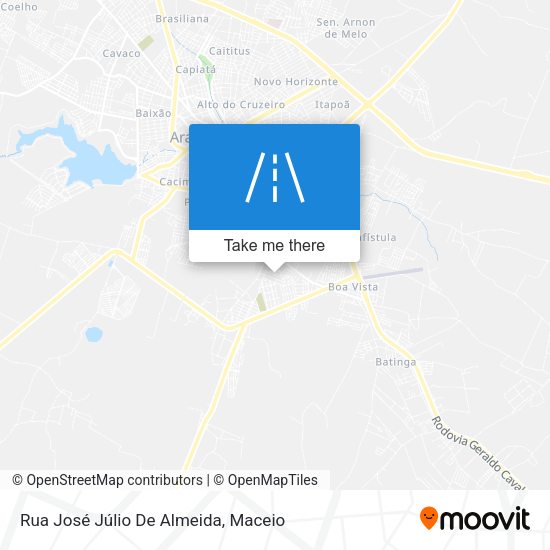 Rua José Júlio De Almeida map