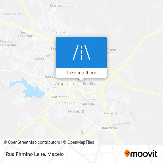 Rua Firmino Leite map