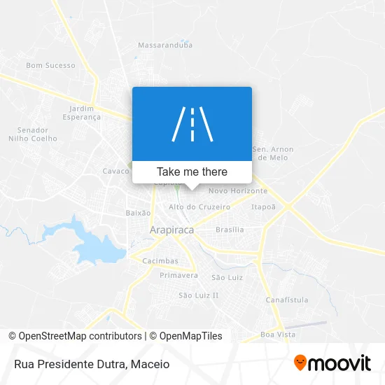 Rua Presidente Dutra map