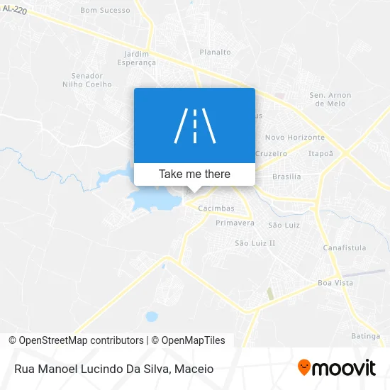 Rua Manoel Lucindo Da Silva map