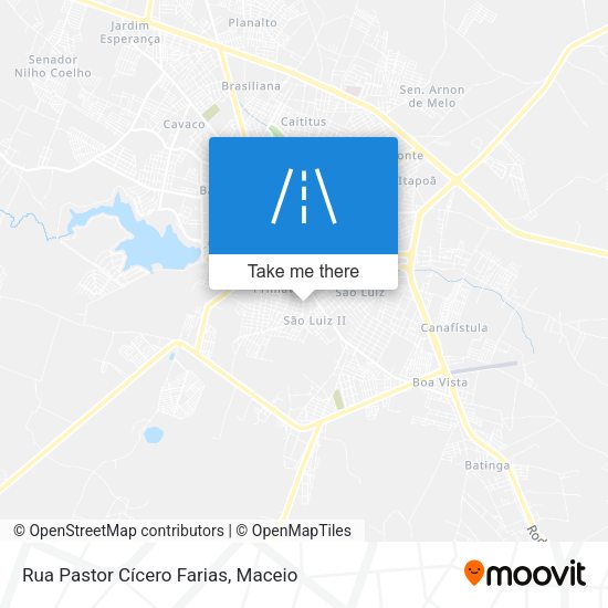 Rua Pastor Cícero Farias map