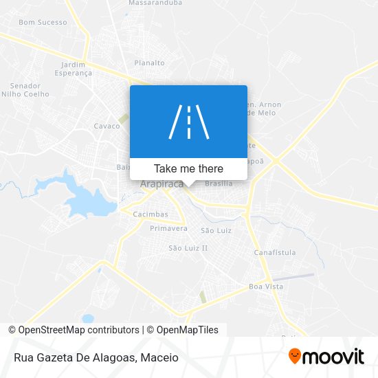 Rua Gazeta De Alagoas map