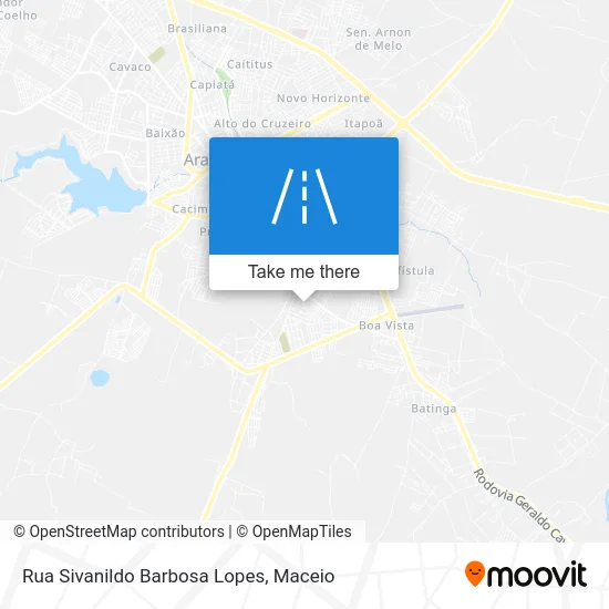 Rua Sivanildo Barbosa Lopes map