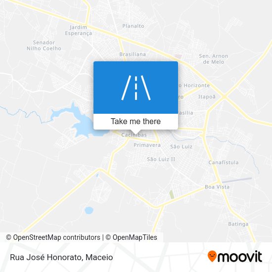 Rua José Honorato map