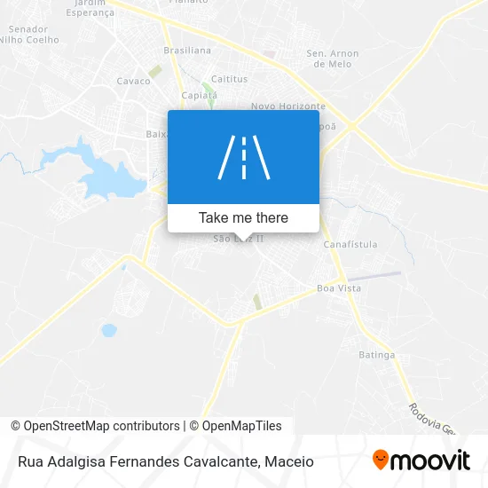 Rua Adalgisa Fernandes Cavalcante map