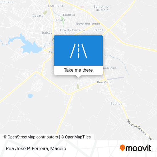 Rua José P. Ferreira map