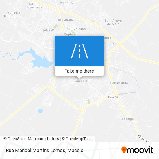 Rua Manoel Martins Lemos map