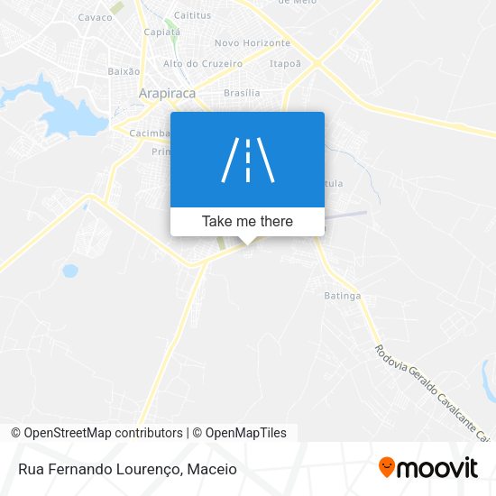 Rua Fernando Lourenço map